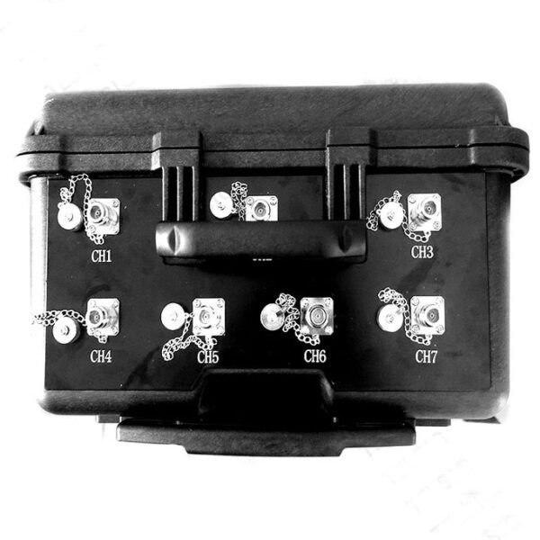 FB7_01 Maleta con antena direccional oculta de alta potencia para dispositivos IED